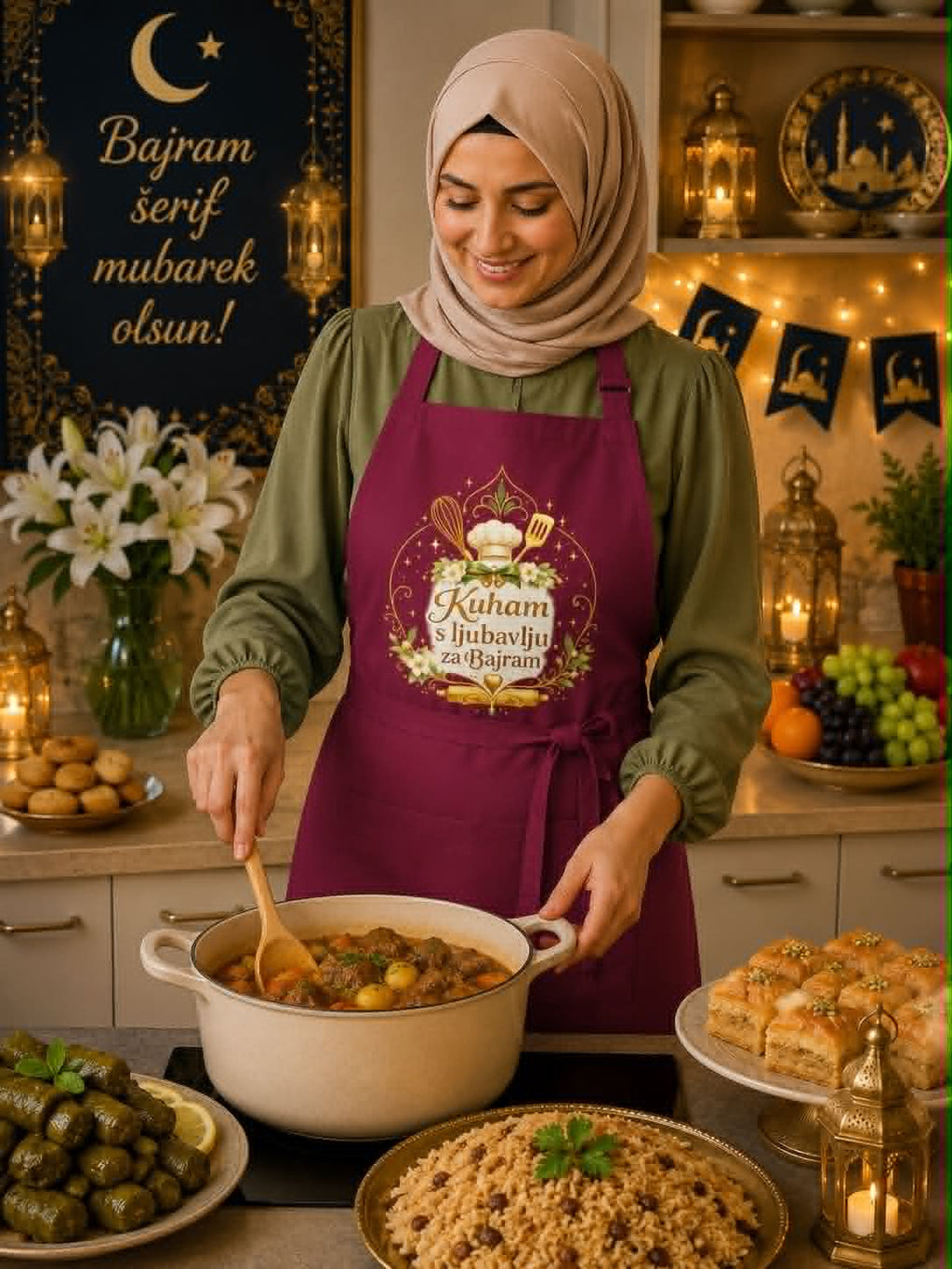 🇧🇦 Grillschürze Eid - Kuham s ljubavlju za Bajram