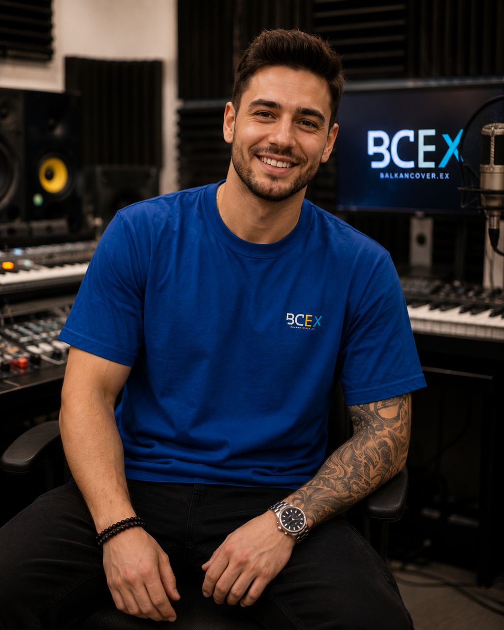 Herren T-Shirt BCEX | Links Brust