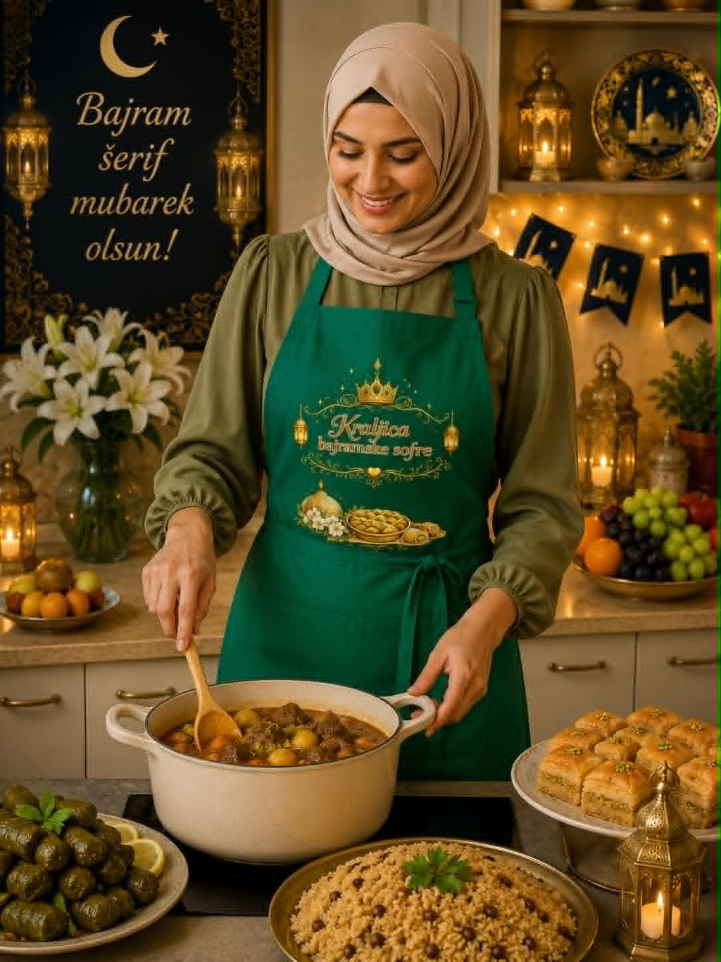 🇧🇦 Grillschürze Eid - Kraljica Bajramske Sofre