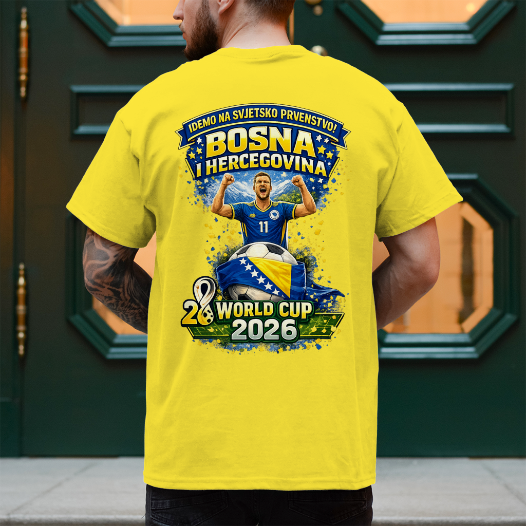 Men's T-Shirt – Bosnia | Design 01 | Back Print
