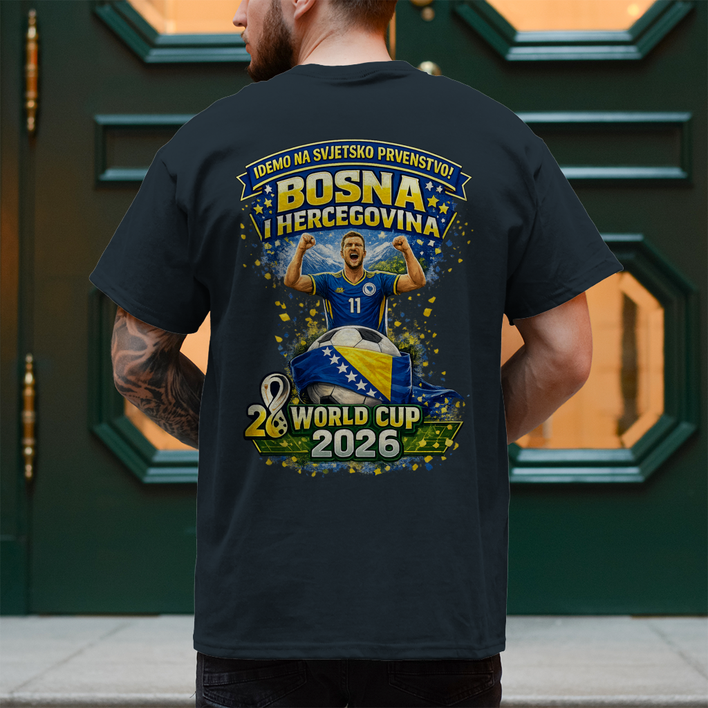 Men's T-Shirt – Bosnia | Design 01 | Back Print