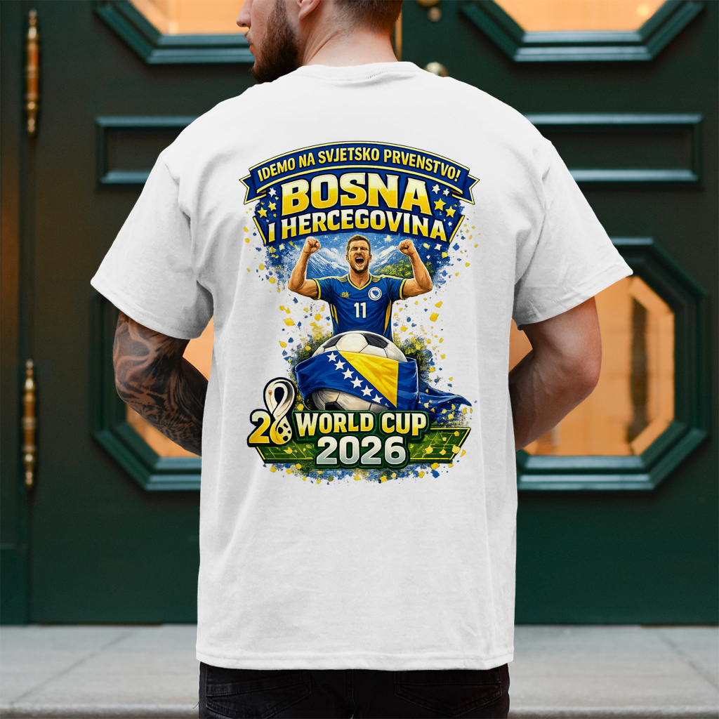 Men's T-Shirt – Bosnia | Design 01 | Back Print