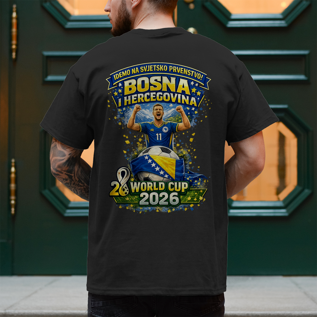 Men's T-Shirt – Bosnia | Design 01 | Back Print