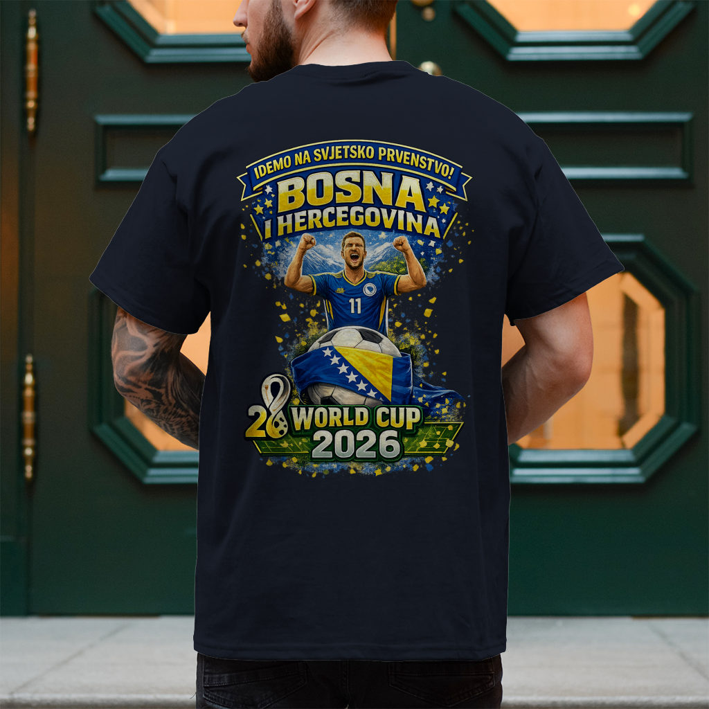 Men's T-Shirt – Bosnia | Design 01 | Back Print