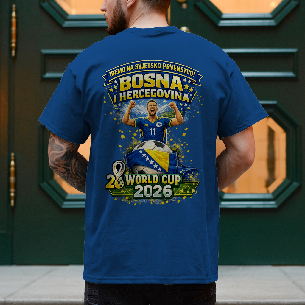 Men's T-Shirt – Bosnia | Design 01 | Back Print