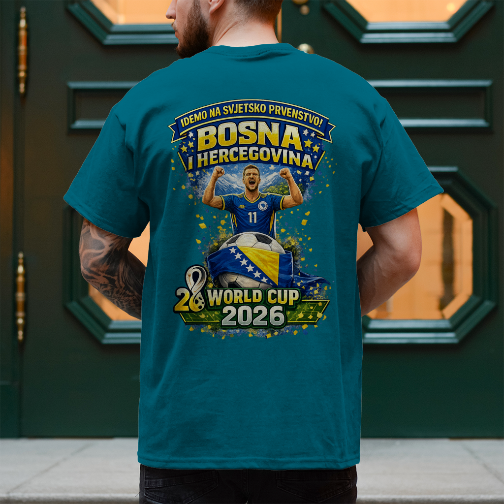 Men's T-Shirt – Bosnia | Design 01 | Back Print