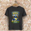 Herren Premium Bio T-Shirt – Bosnien | Design 01 | Frontprint