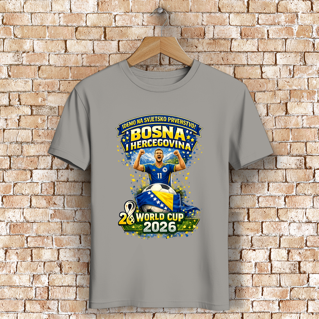 Herren Premium Bio T-Shirt – Bosnien | Design 01 | Frontprint