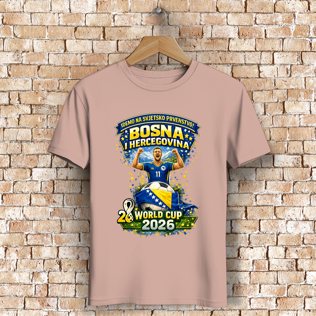 Herren Premium Bio T-Shirt – Bosnien | Design 01 | Frontprint