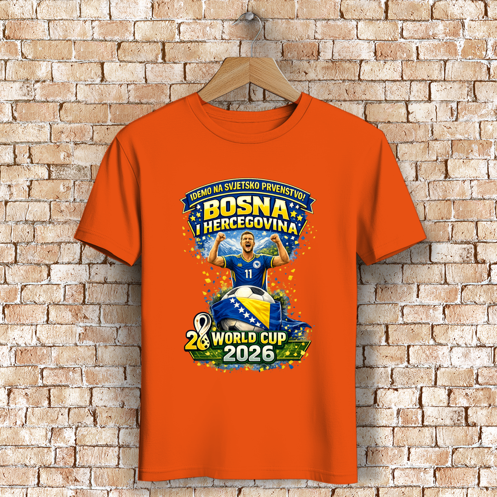 Herren Premium Bio T-Shirt – Bosnien | Design 01 | Frontprint