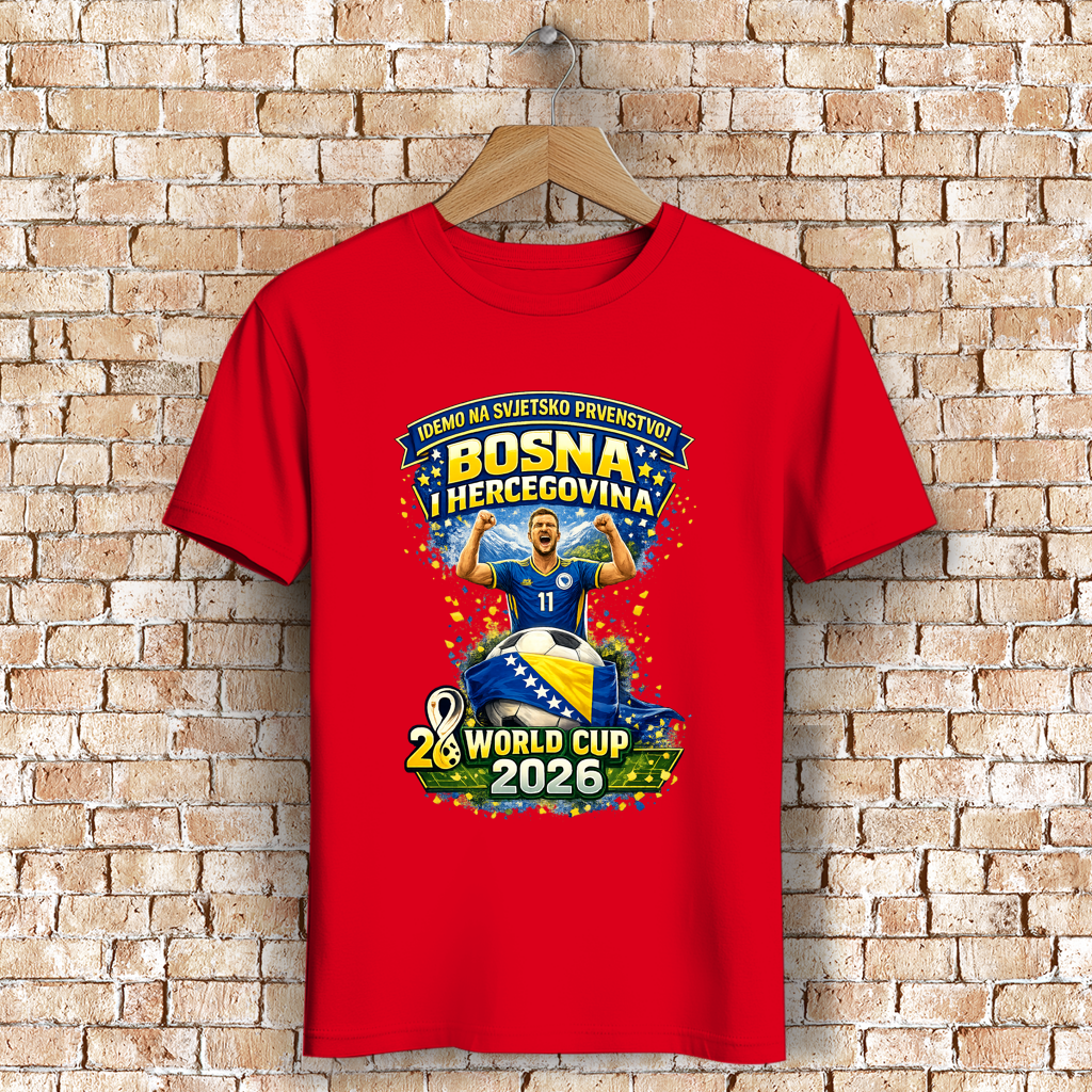 Herren Premium Bio T-Shirt – Bosnien | Design 01 | Frontprint