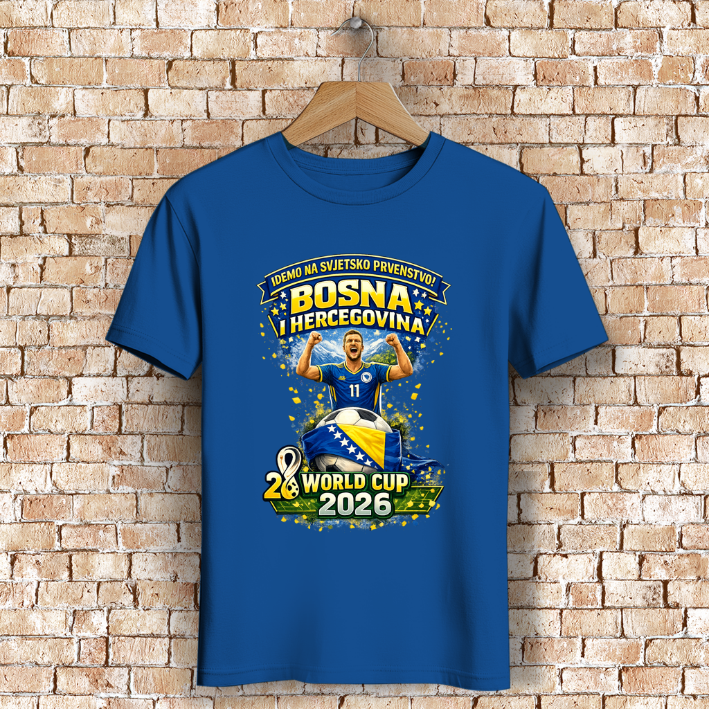 Herren Premium Bio T-Shirt – Bosnien | Design 01 | Frontprint