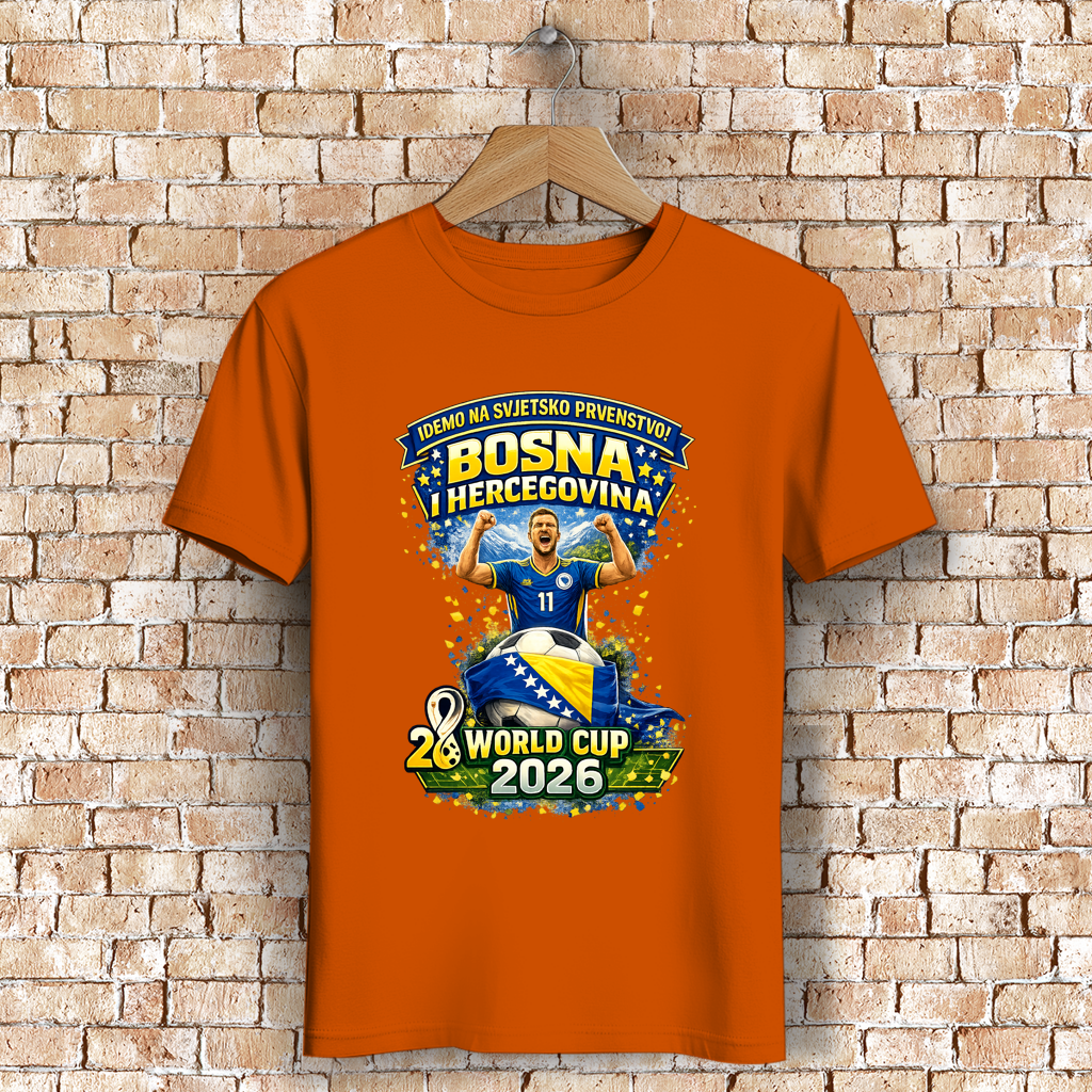 Herren Premium Bio T-Shirt – Bosnien | Design 01 | Frontprint