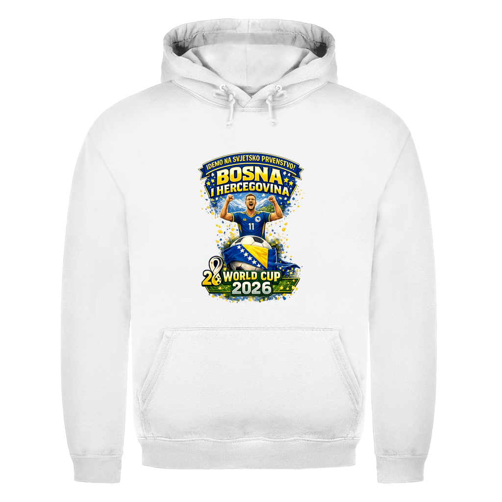 Men's Hoodie - Bosnia | Design 01 | Front Print