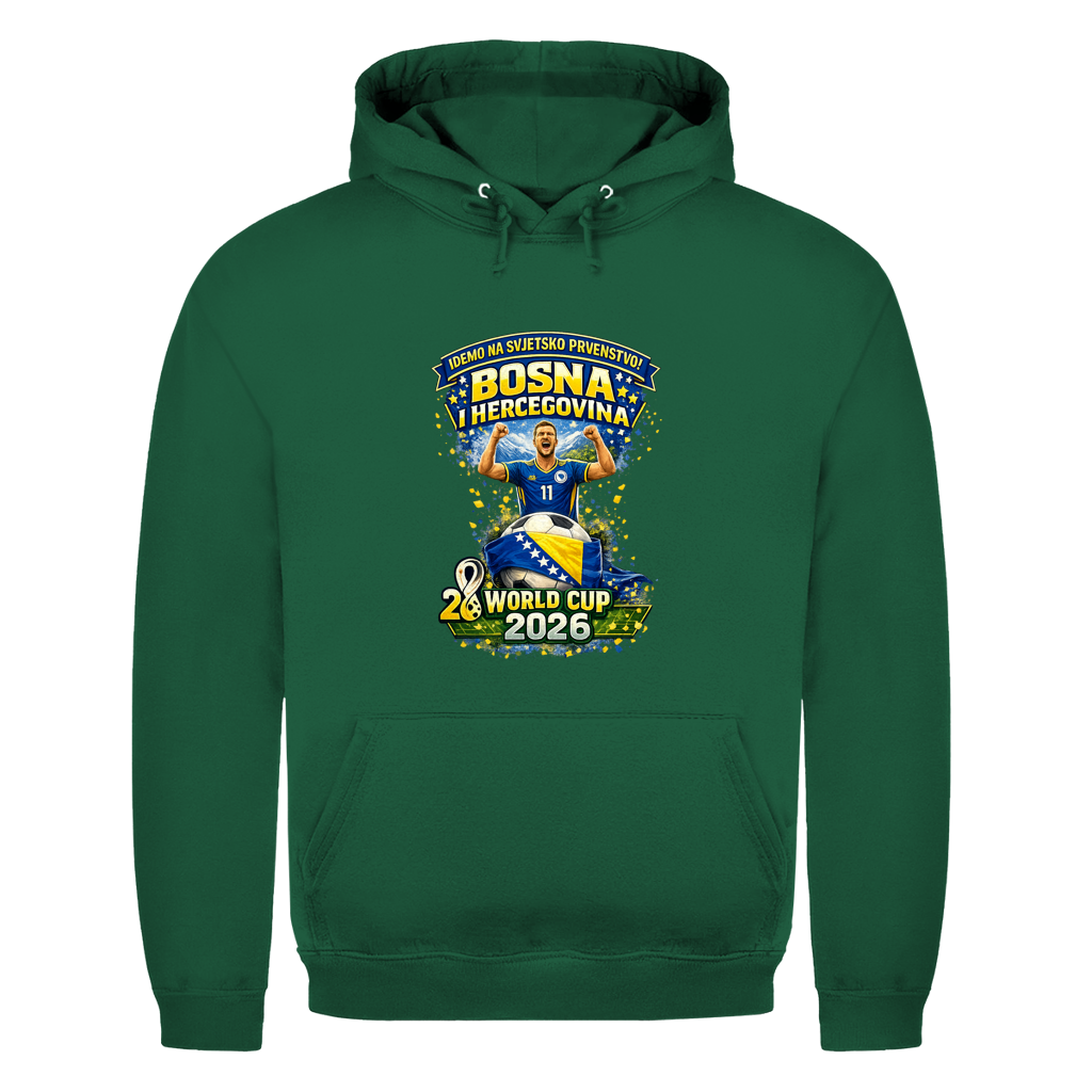Men's Hoodie - Bosnia | Design 01 | Front Print