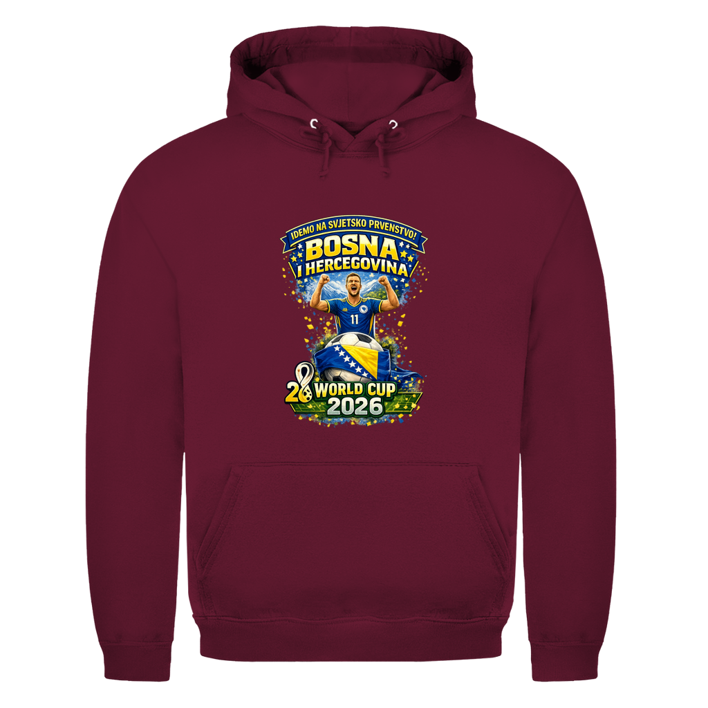 Men's Hoodie - Bosnia | Design 01 | Front Print