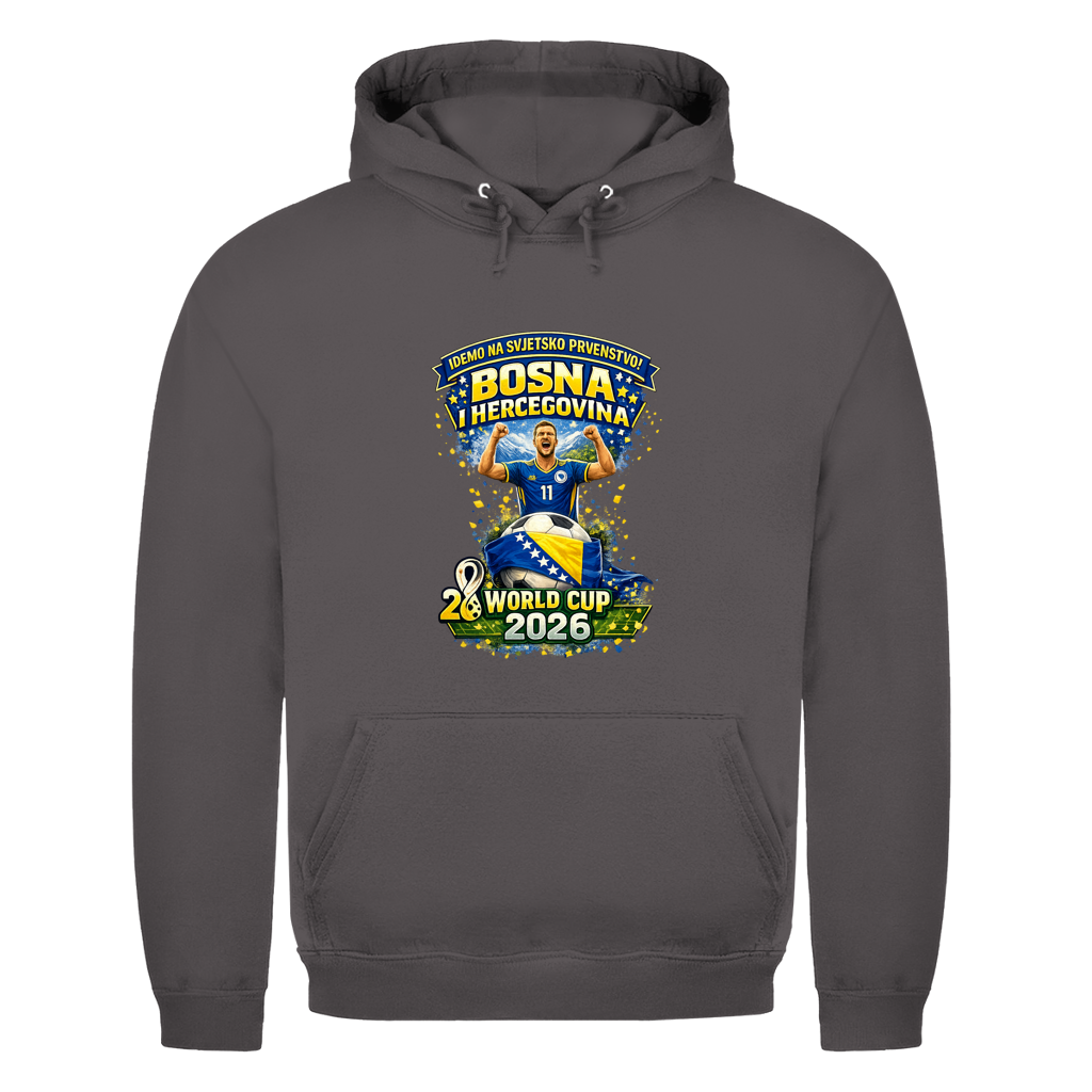 Men's Hoodie - Bosnia | Design 01 | Front Print