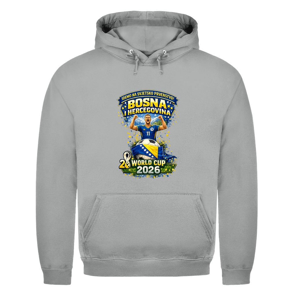 Men's Hoodie - Bosnia | Design 01 | Front Print