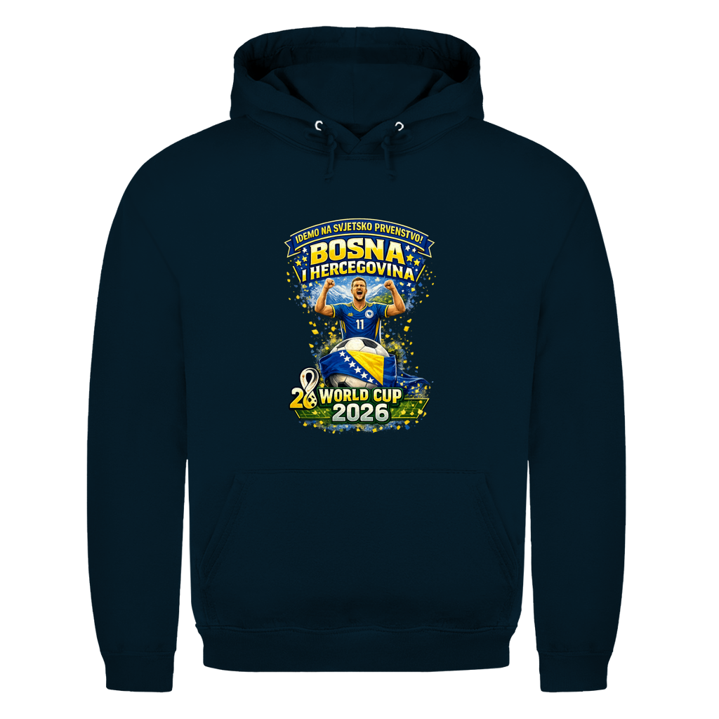 Men's Hoodie - Bosnia | Design 01 | Front Print