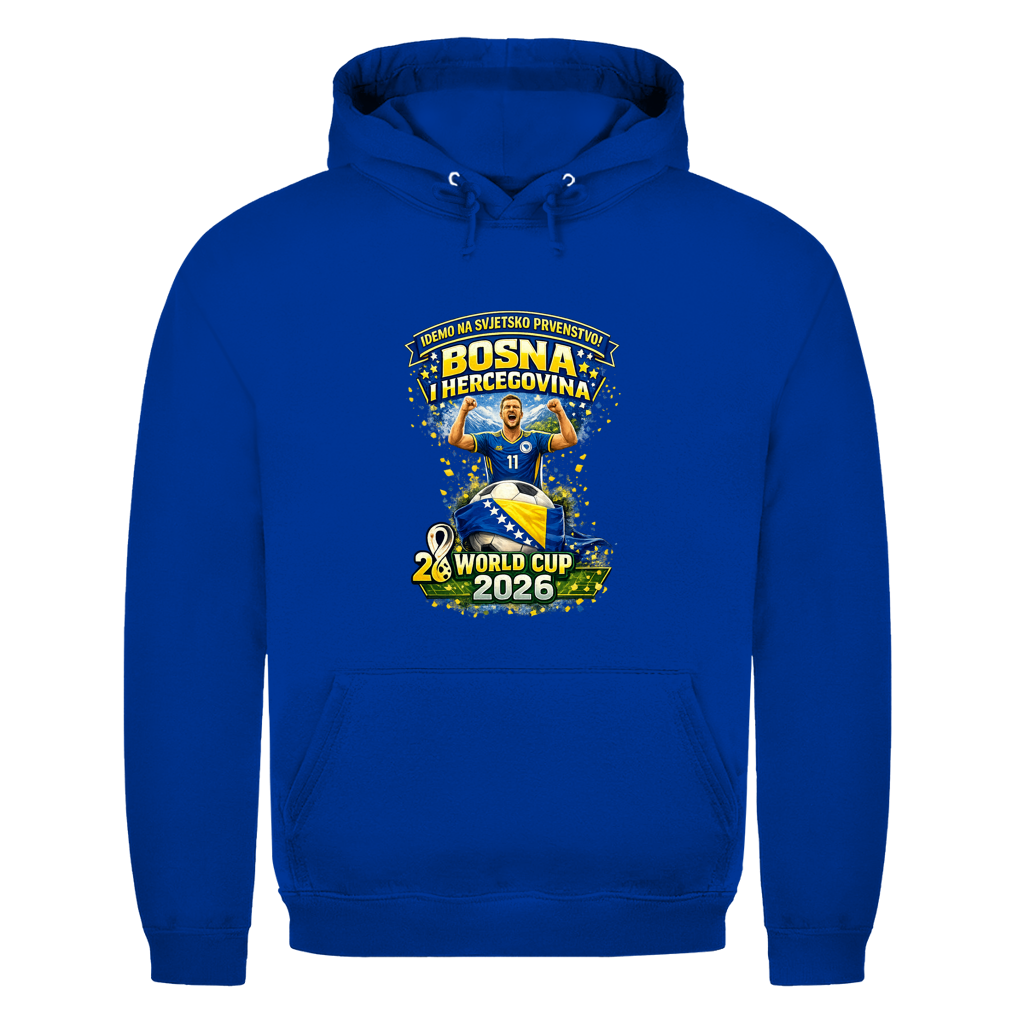 Men's Hoodie - Bosnia | Design 01 | Front Print