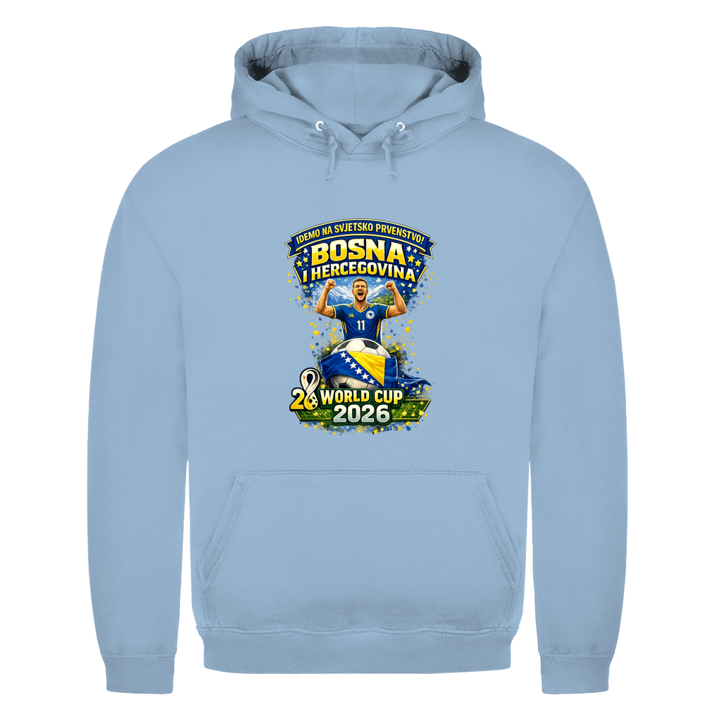 Men's Hoodie - Bosnia | Design 01 | Front Print