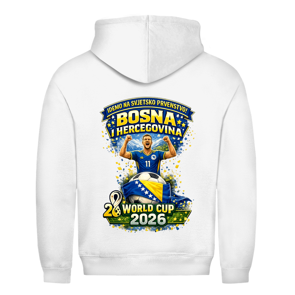 Men's Hoodie – Bosnia | Design 01 | Back Print