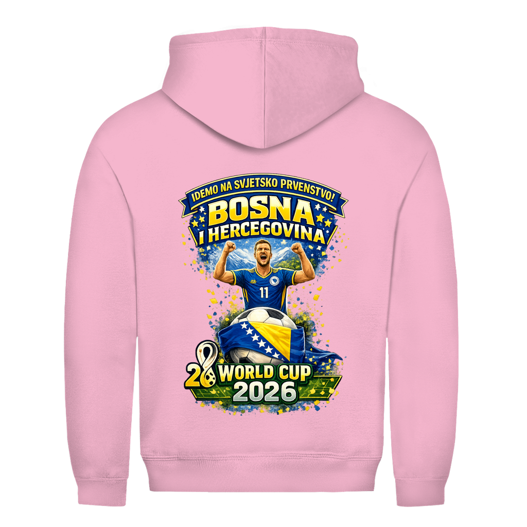 Men's Hoodie – Bosnia | Design 01 | Back Print