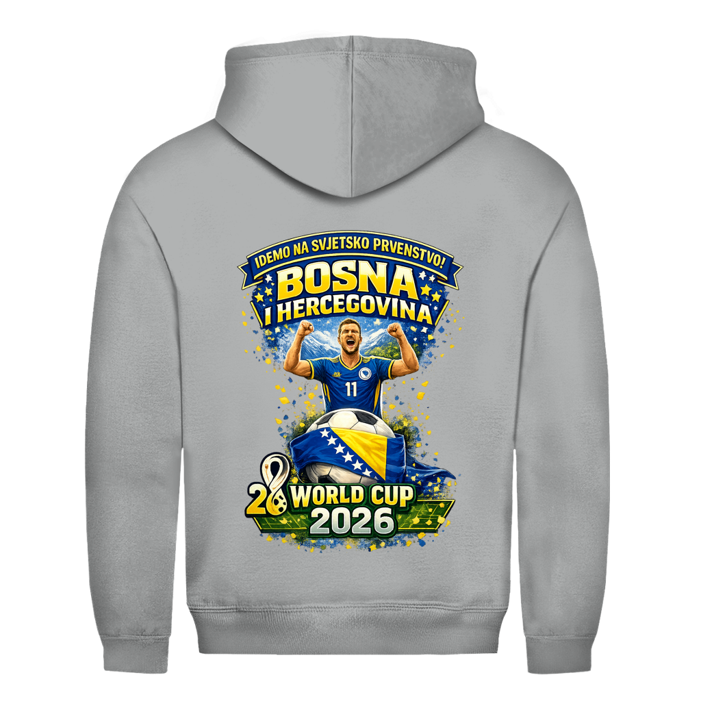 Men's Hoodie – Bosnia | Design 01 | Back Print
