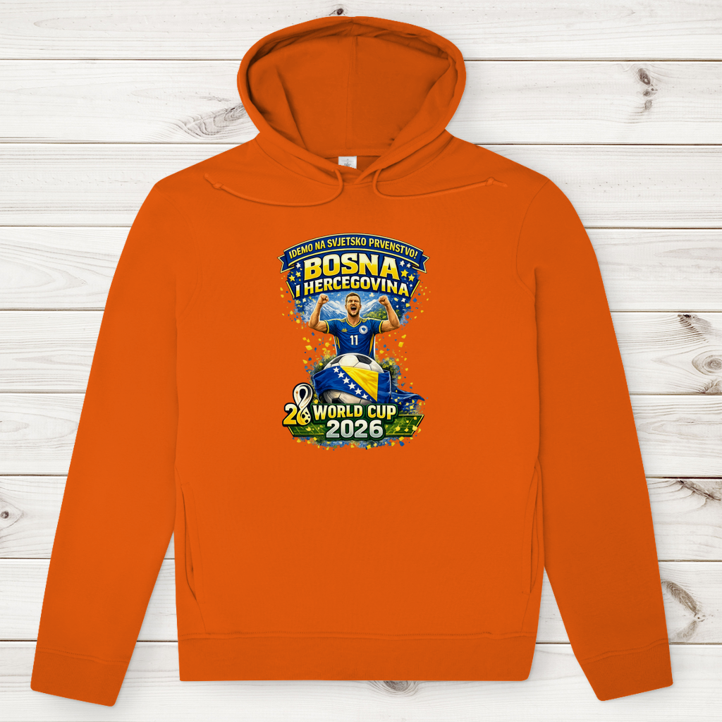 Men's Premium Organic Hoodie – Bosnia | Design 01 | Front Print