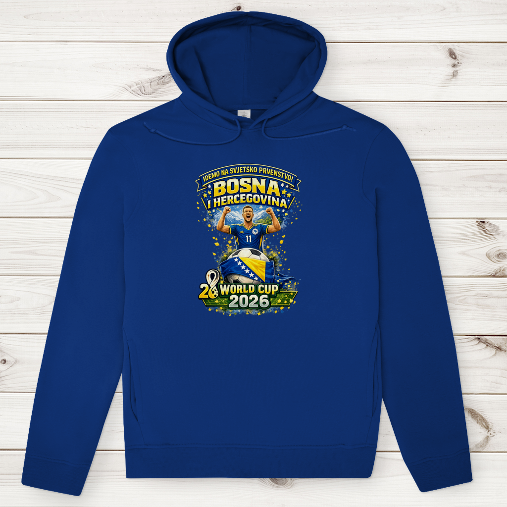 Men's Premium Organic Hoodie – Bosnia | Design 01 | Front Print