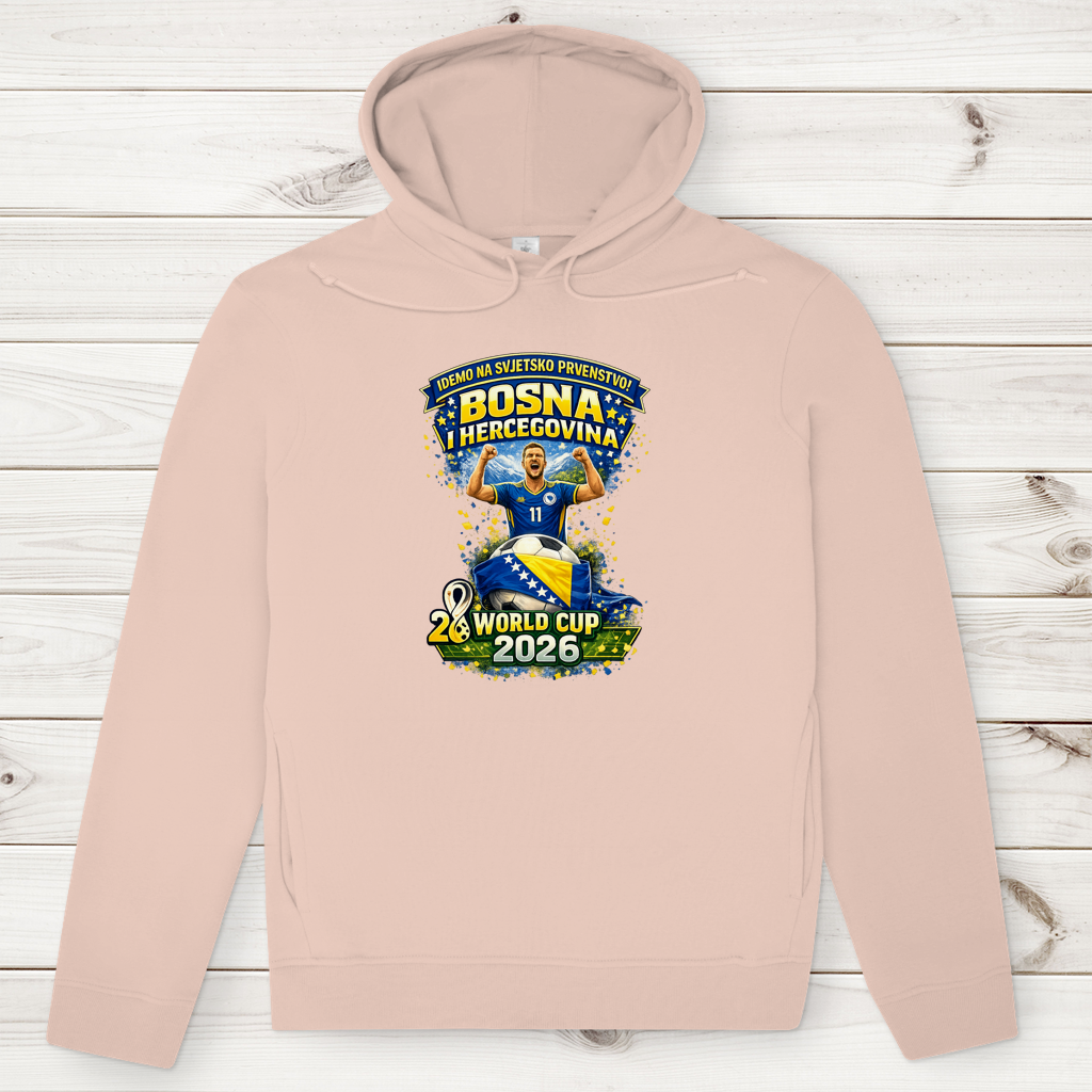 Men's Premium Organic Hoodie – Bosnia | Design 01 | Front Print