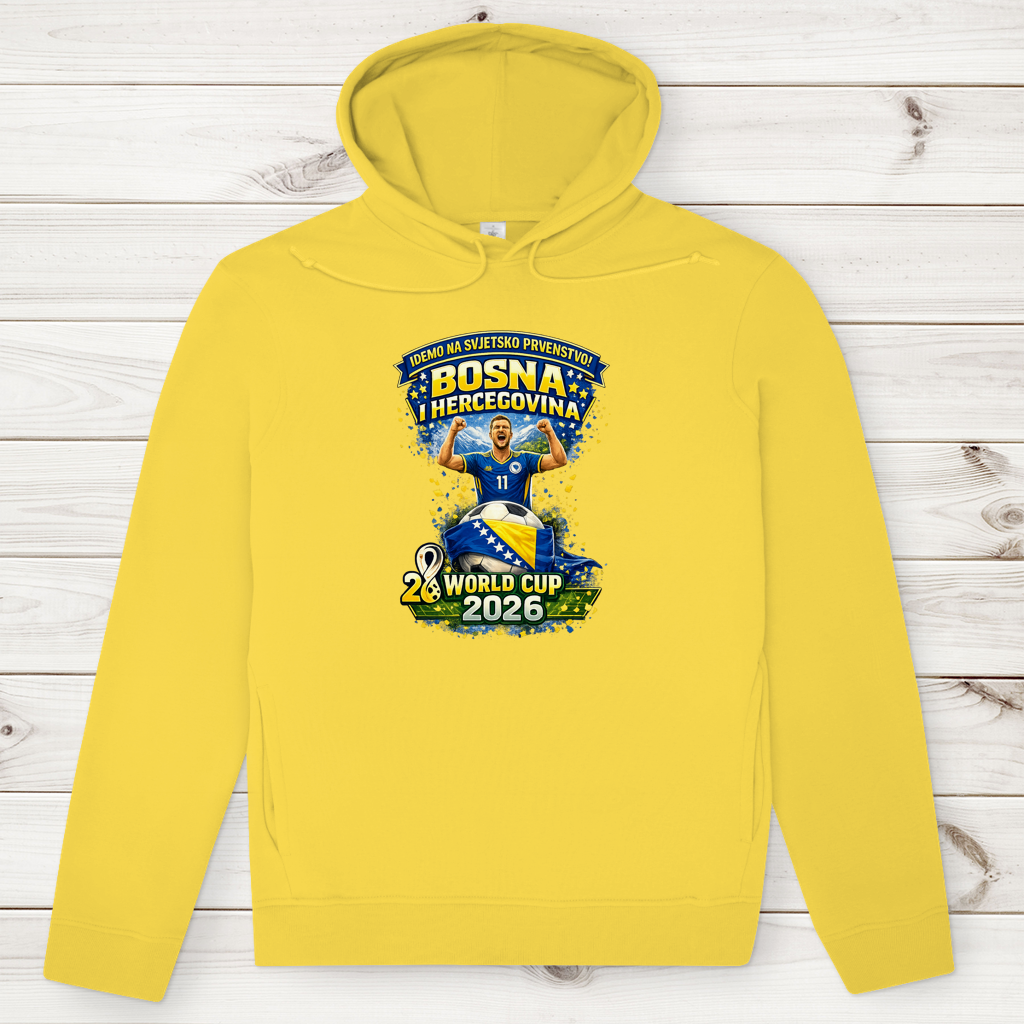 Men's Premium Organic Hoodie – Bosnia | Design 01 | Front Print