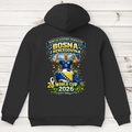 Men's Premium Organic Hoodie – Bosnia | Design 01 | Back Print