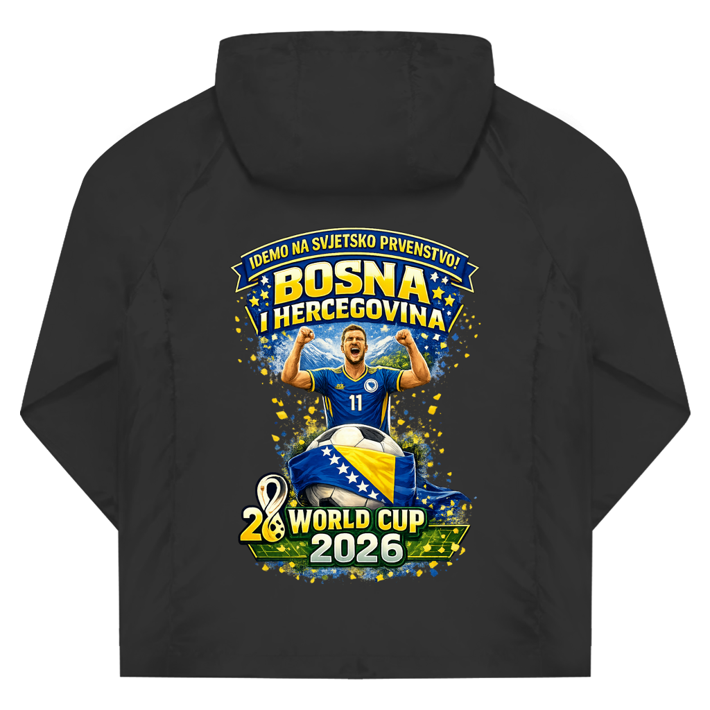 Windbreaker – Bosnia | Design 01 | Back Print