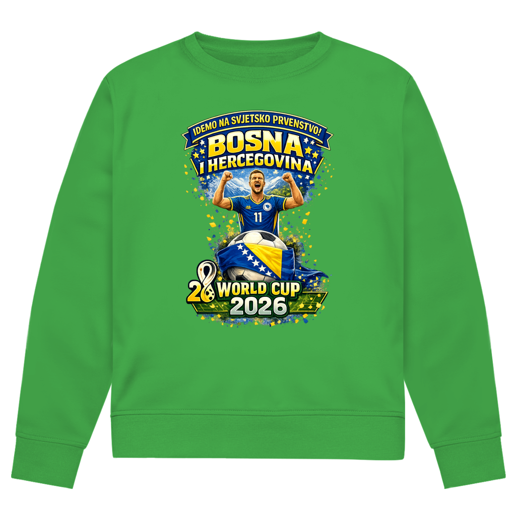 Men's Premium Organic Sweatshirt – Bosnia | Design 01 | Front Print