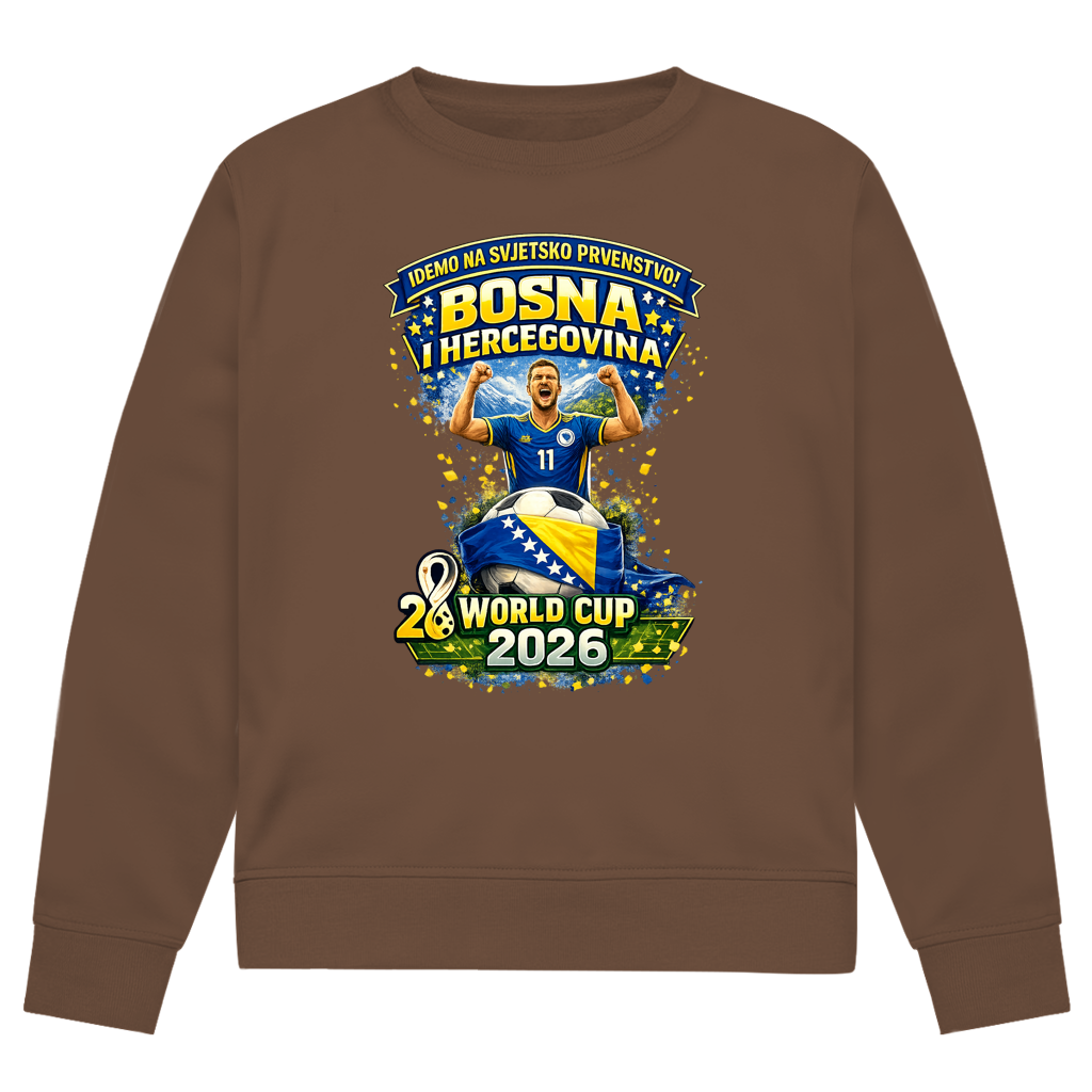 Men's Premium Organic Sweatshirt – Bosnia | Design 01 | Front Print