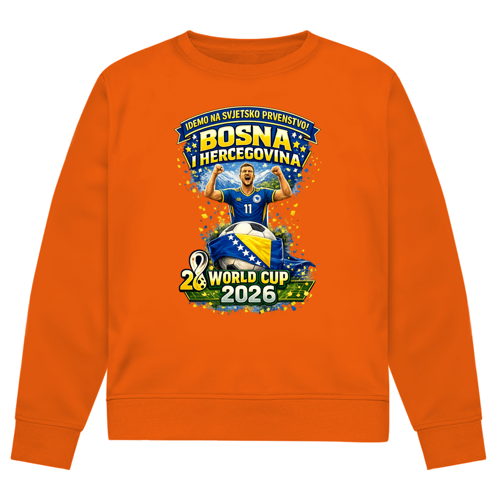 Men's Premium Organic Sweatshirt – Bosnia | Design 01 | Front Print