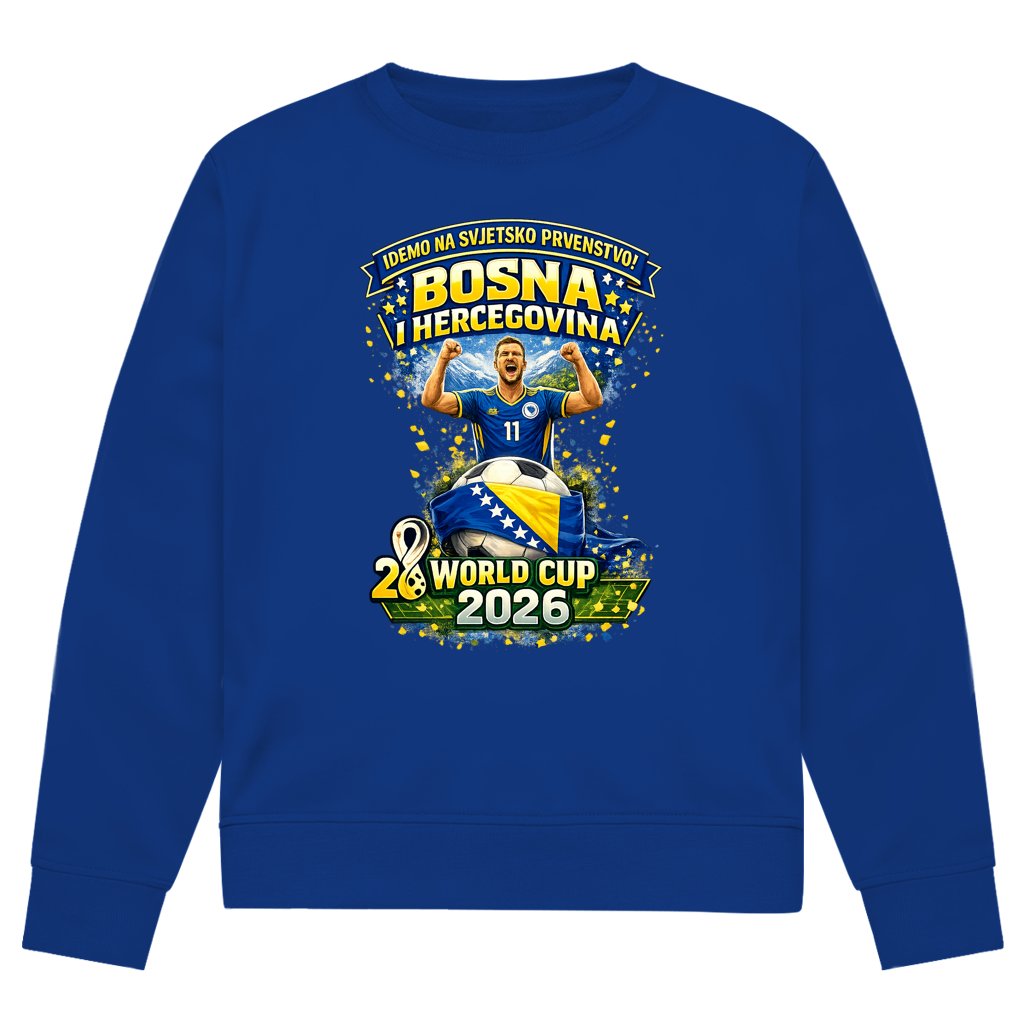 Men's Premium Organic Sweatshirt – Bosnia | Design 01 | Front Print