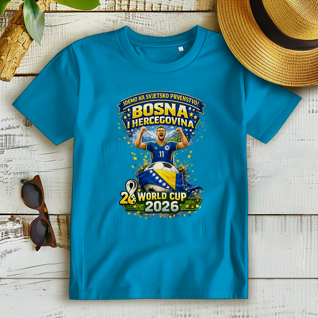 Damen Premium Bio T-Shirt – Bosnien | Design 01  | Frontprint