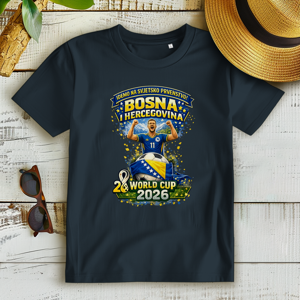 Damen Premium Bio T-Shirt – Bosnien | Design 01  | Frontprint
