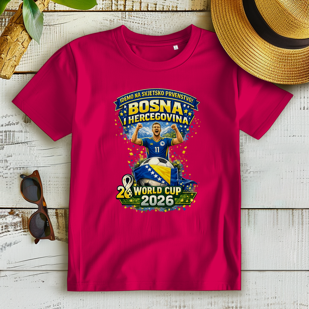 Damen Premium Bio T-Shirt – Bosnien | Design 01  | Frontprint
