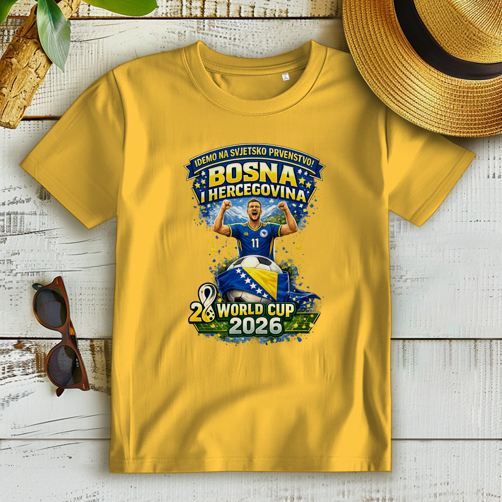 Damen Premium Bio T-Shirt – Bosnien | Design 01  | Frontprint