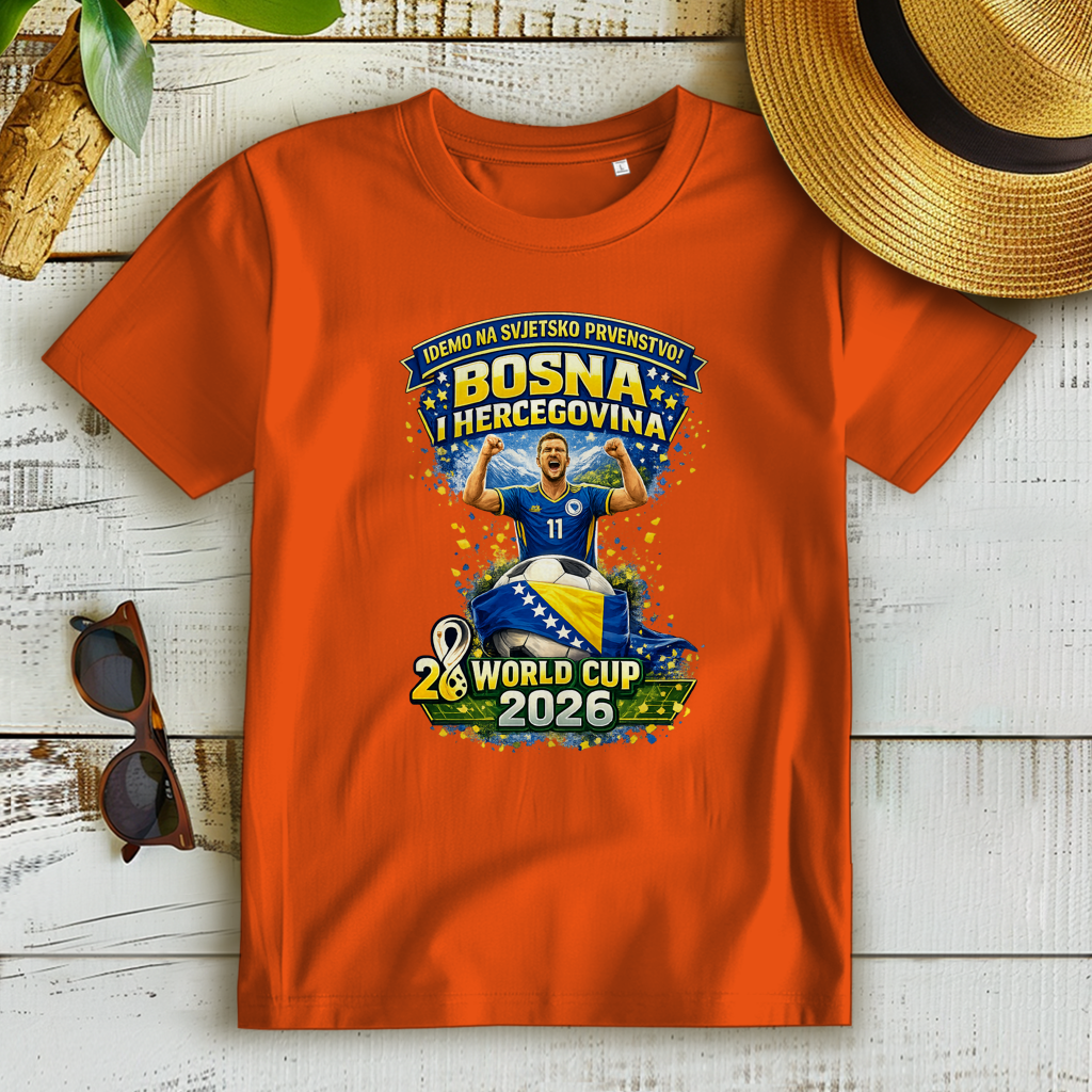 Damen Premium Bio T-Shirt – Bosnien | Design 01  | Frontprint