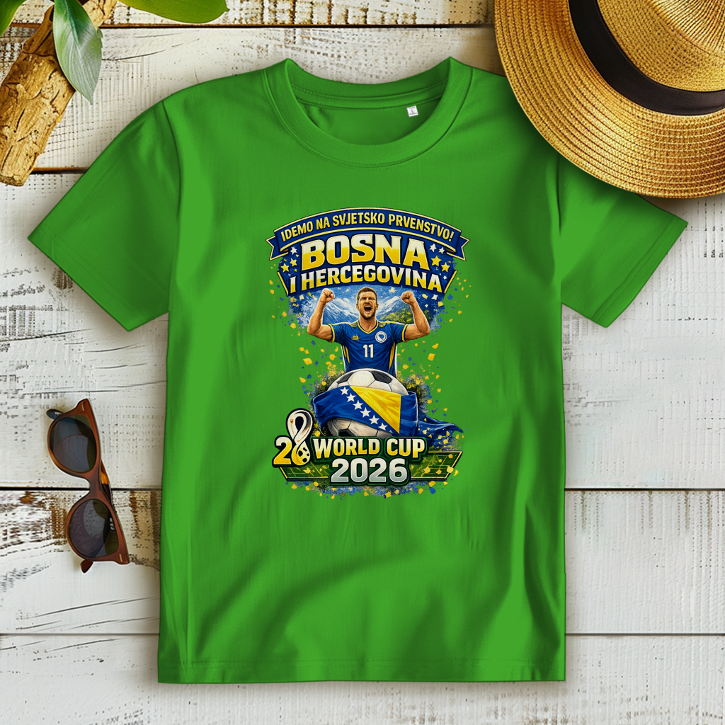 Damen Premium Bio T-Shirt – Bosnien | Design 01  | Frontprint