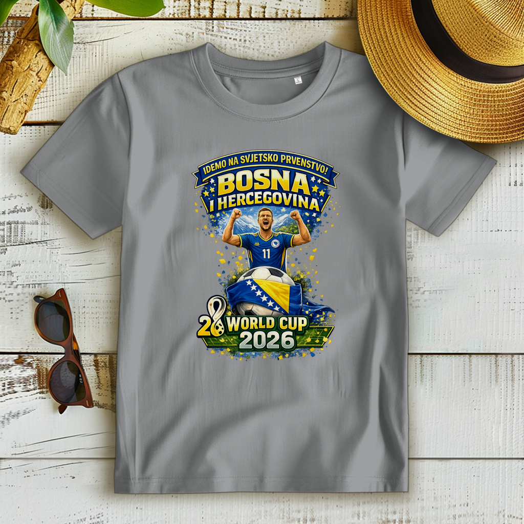 Damen Premium Bio T-Shirt – Bosnien | Design 01  | Frontprint
