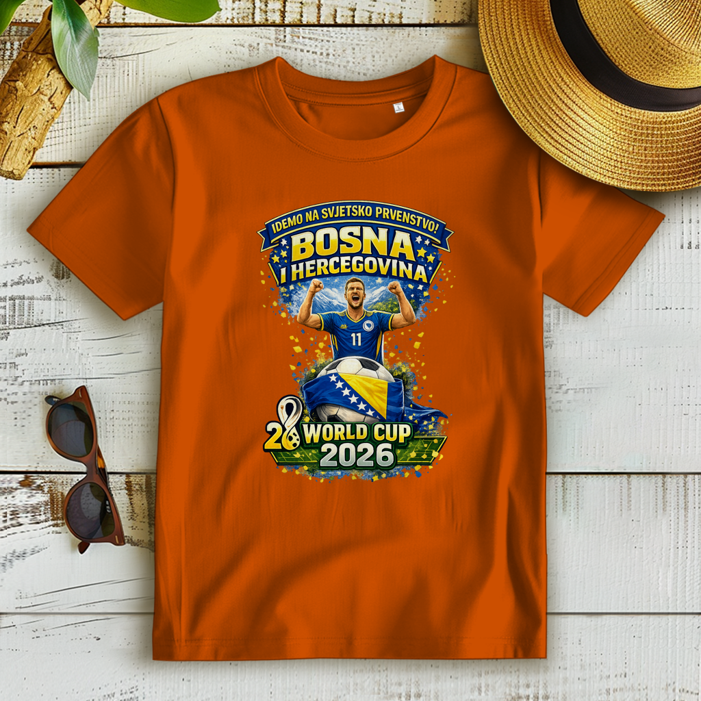 Damen Premium Bio T-Shirt – Bosnien | Design 01  | Frontprint