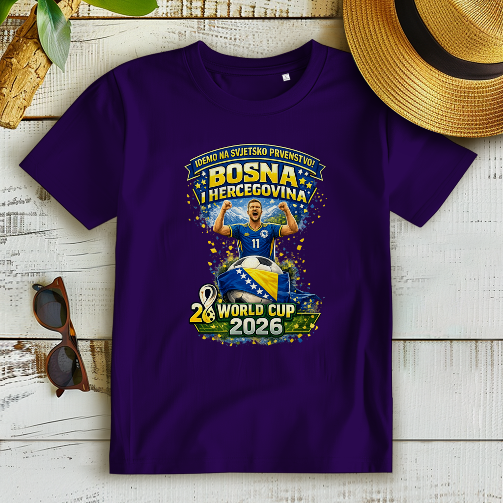 Damen Premium Bio T-Shirt – Bosnien | Design 01  | Frontprint