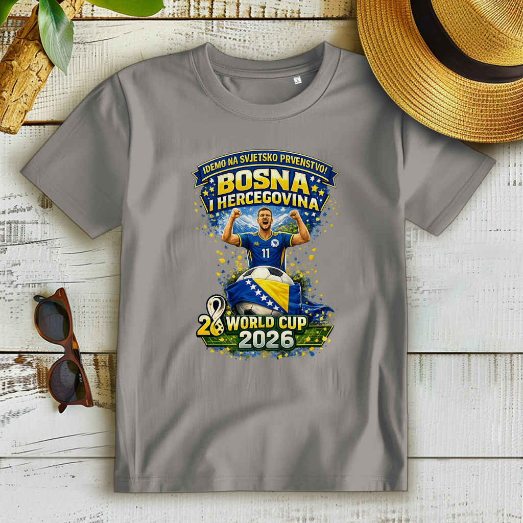 Damen Premium Bio T-Shirt – Bosnien | Design 01  | Frontprint