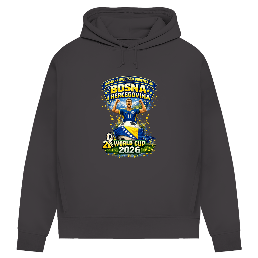 Women's Premium Organic Hoodie – Bosnia | Design 01 | Front Print