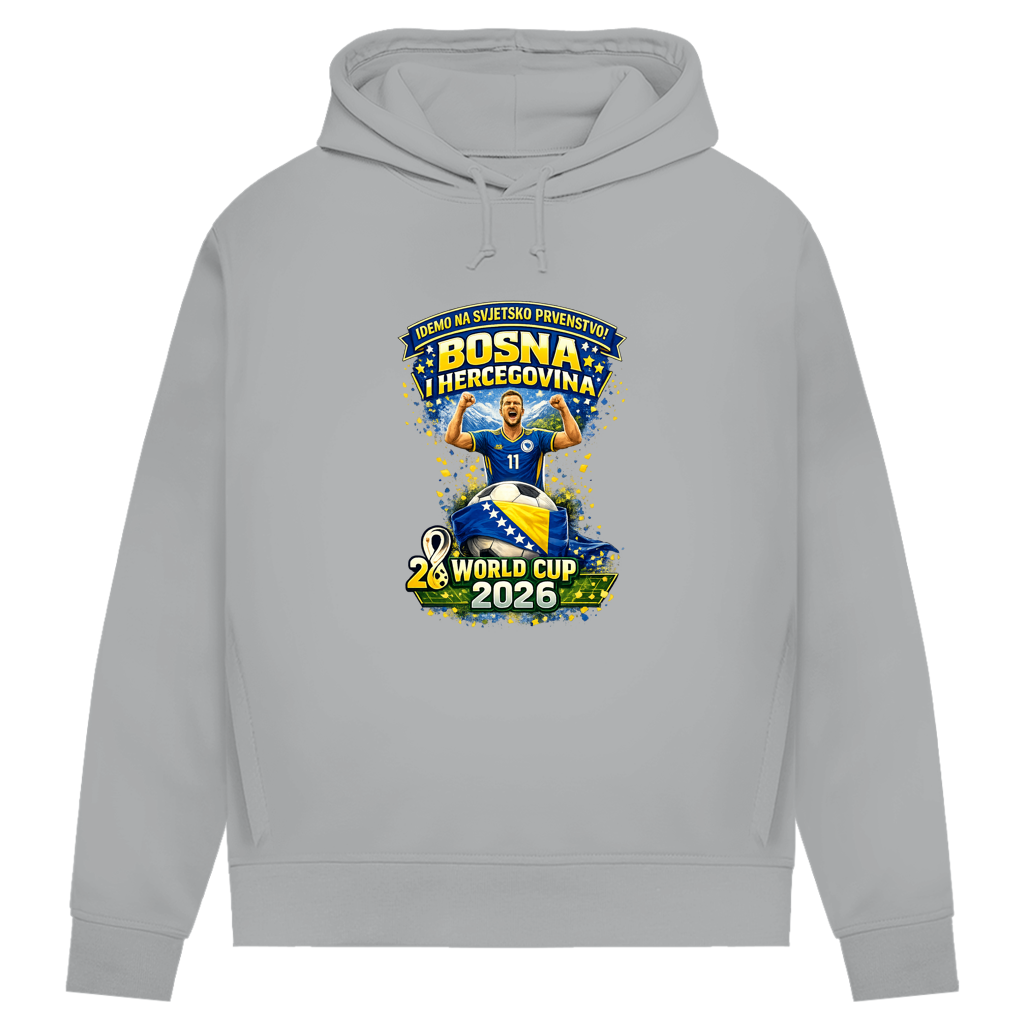 Women's Premium Organic Hoodie – Bosnia | Design 01 | Front Print